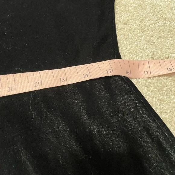 Zara Black Velvet Puff Shoulder Mini Dress - Picture 7 of 10